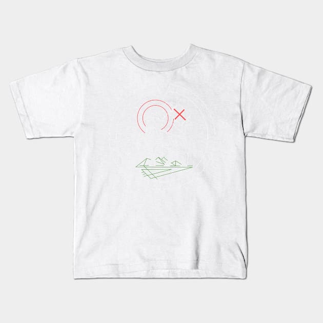 Lamb of God symbol illustration Kids T-Shirt by bernardojbp